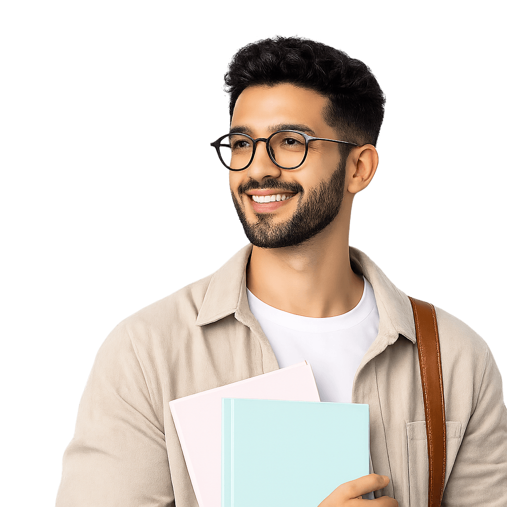 Learner studying online with a laptop